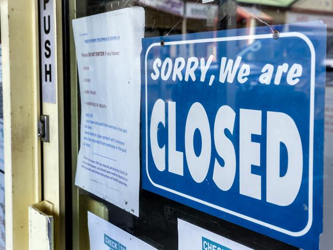 Covid restrictions wreaked havoc on many businesses. Picture: David Geraghty