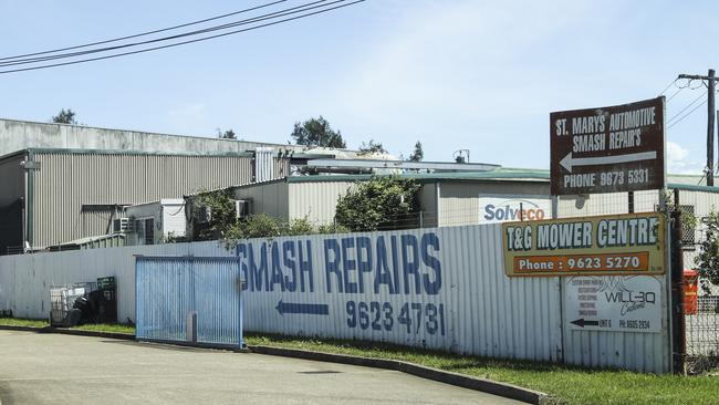 St Marys Automotive Smash Repairs. Picture: Dylan Robinson