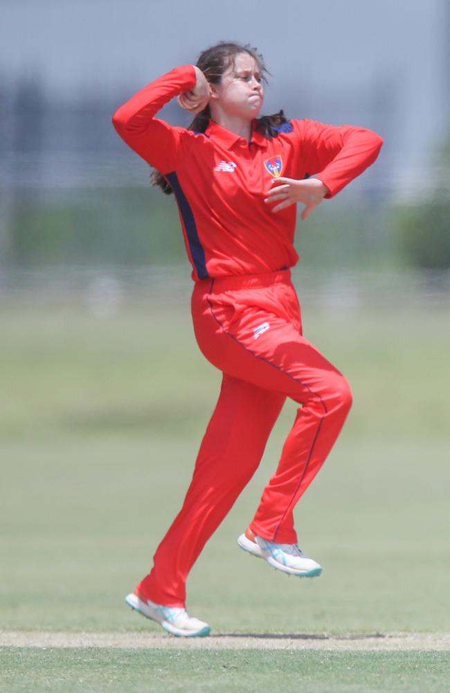 Underage 19 Female Championships; Various Matches played at Nudgee College Cricket Ovals 14.12.23 Pics by Stephen Archer