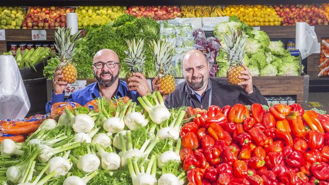 Number 7: Michael and Frank DeAgostino from Lakes Fresh Food Market, Taylors Lakes. Picture: Rob Leeson