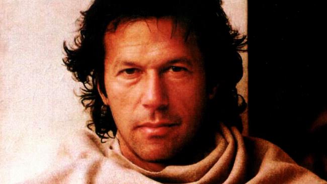 Pakistani politician, former cricketer Imran Khan.