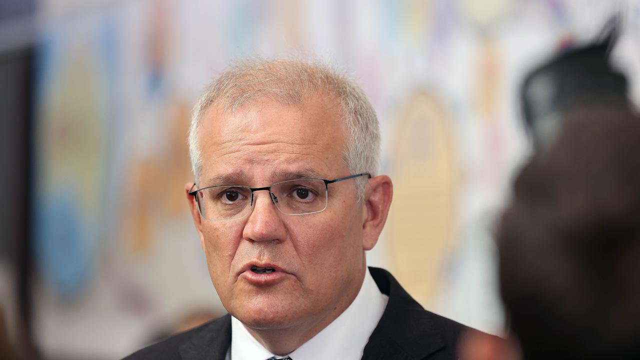 Prime Minister Scott Morrison is standing firm on his plan to subsidise rapid antigen tests rather than making them free for all. Picture: NCA NewsWire / Gary Ramage