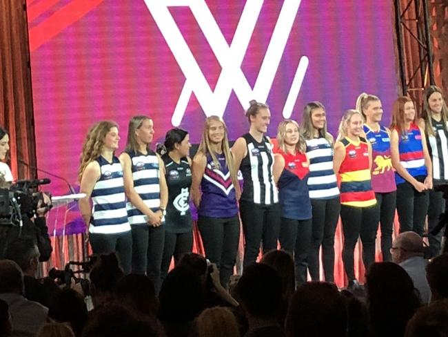 The top 12 of the 2018 AFLW draft.