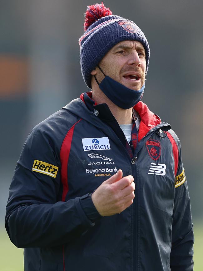 Simon Goodwin has helped the Dees turn a corner. Picture: Robert Cianflone/Getty