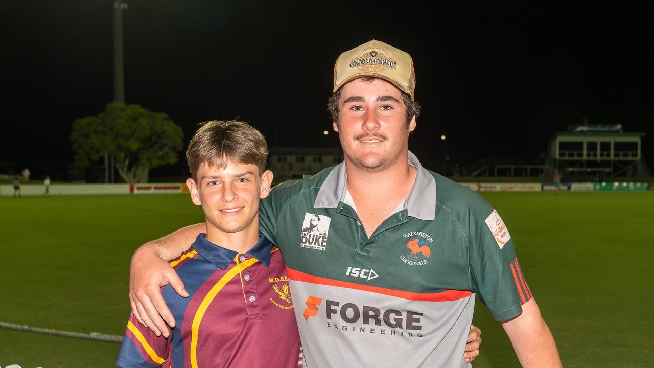 Marcus Sammut (left) with Walkerston teammate Ben Garner. Picture: Michaela Harlow