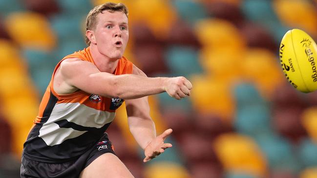 Could GWS bull Tom Green be a Bombers target? Picture: Michael Klein