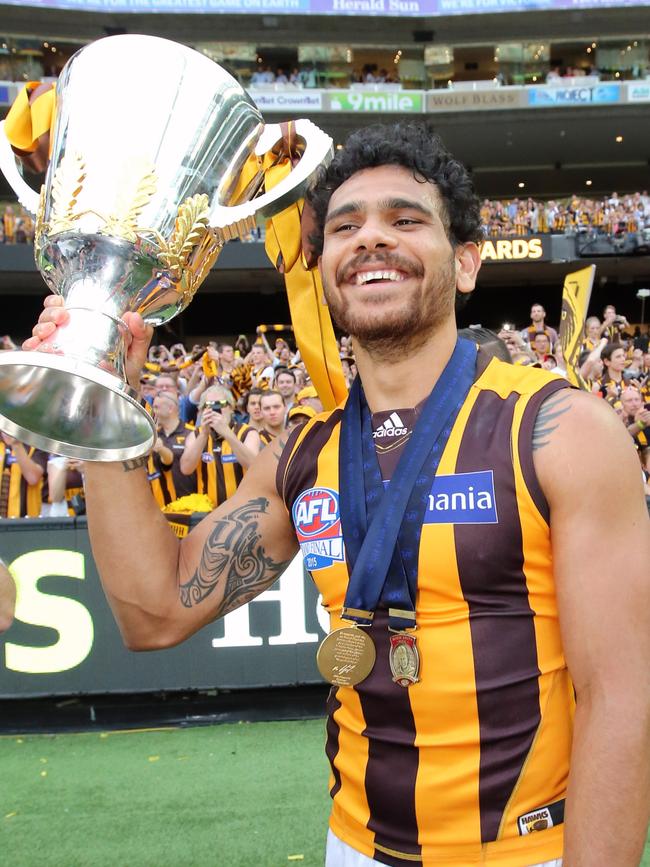 Like Croad, Rioli is a premiership hero at the Hawks.