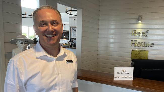 Cedric Lootvoet, Luxury Concierge of The Reef House in Palm Cove. Picture: TTNQ