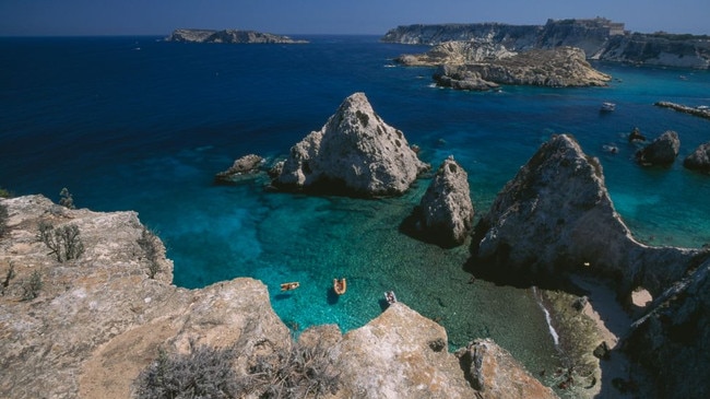 San Domino in the Tremiti Islands.