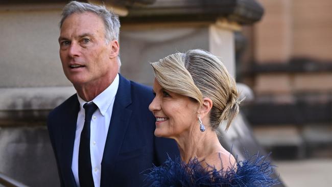 Julie Bishop and David Panton’s relationship ended at the start of July after they were together for eight years. Picture: NCA NewsWire / Joel Carrett