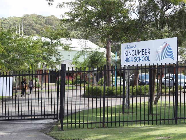 Kincumber High School closed for one day on April 1 after a student tested positive to COVID-19. Picture: Sue Graham