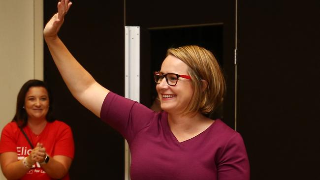 New North Queensland senator Nita Green is given a hero's welcome at the Labor Party's post election party at the Reef Hotel Casino, Cairns. Picture: Brendan Radke