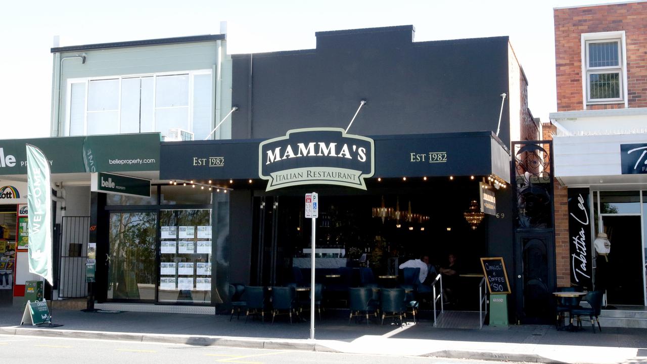 Mamma's Italian waterfront restaurant at Redcliffe. Photo: Steve Pohlner