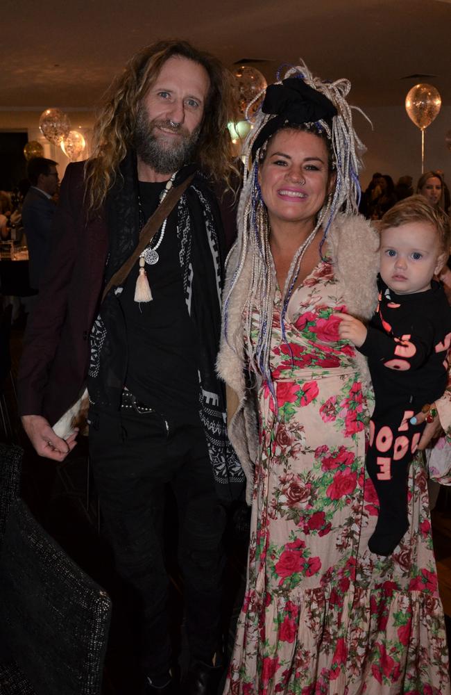 Denim Cooke and Constance Hall with their son Raja last year. Picture: FIONA BYRNE