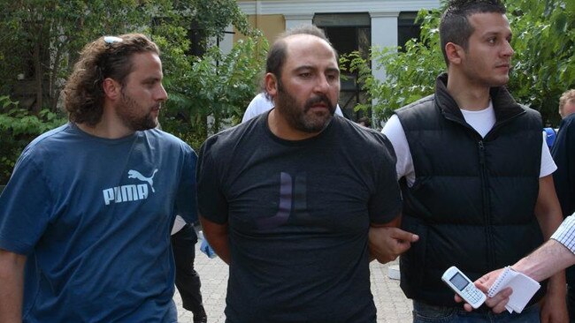 Mokbel after being discovered on the run in Greece.