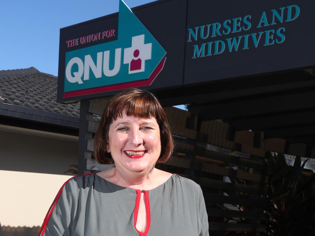 Queensland Nurses and Midwives’ Union secretary Beth Mohle. Picture: Regi Varghese