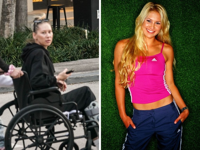 She was pictured for the first time in two years in January 2025 being pushed in a wheelchairCredit: BackGrid/Getty