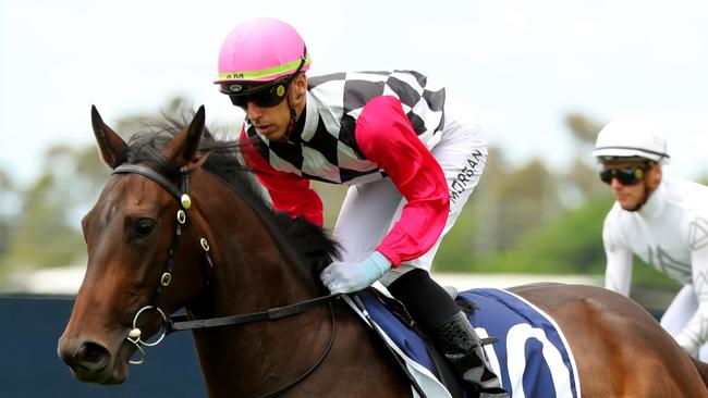 Ashley Morgan looks a good chance in the TAB Jockey Challenge at Ballina. Picture: Getty Images