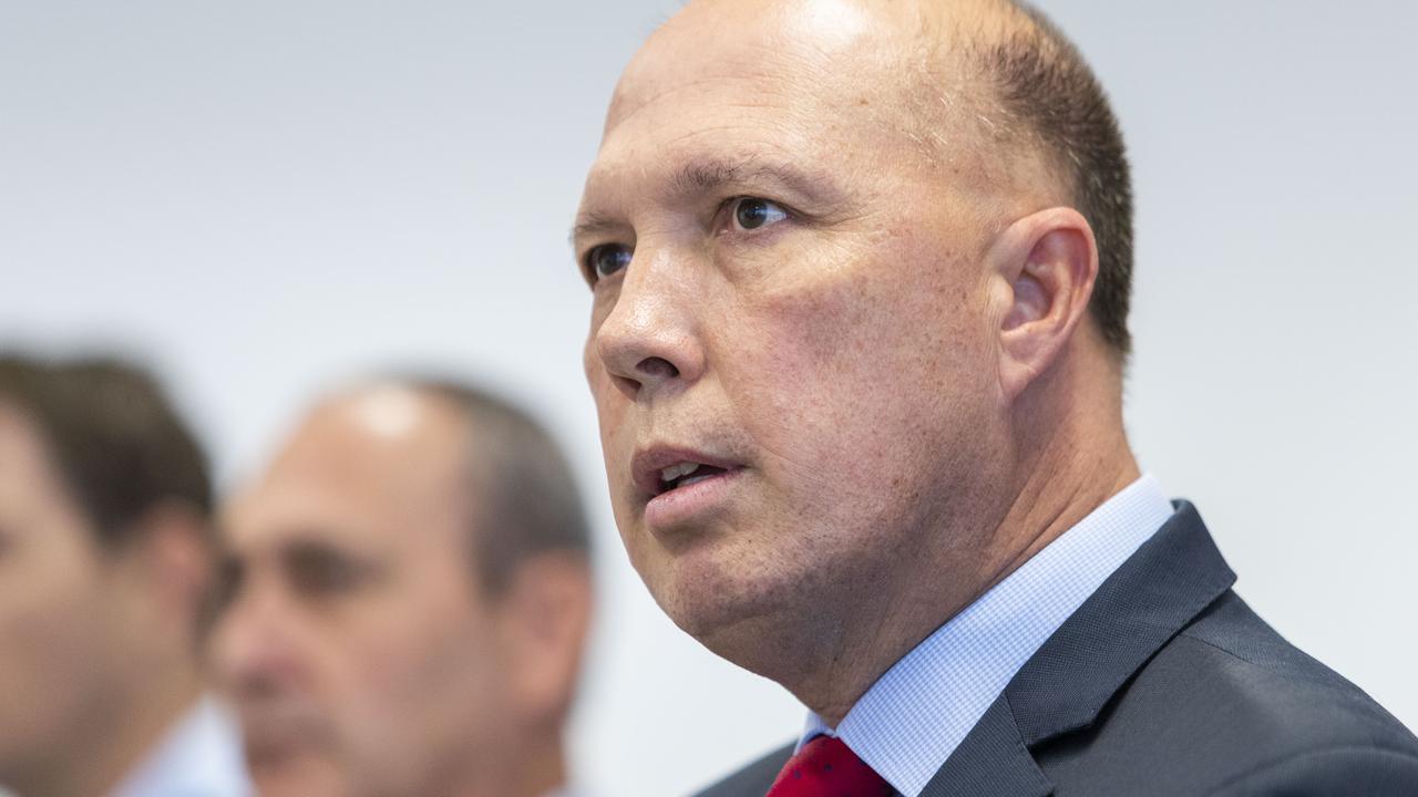 Minister for Home Affairs Peter Dutton has said Labor should pack the drug test plan. Picture: AAP Image/Glenn Hunt.