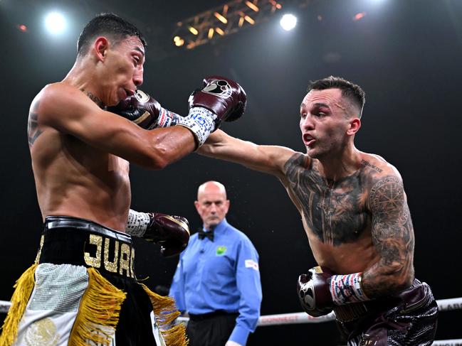 Goodman was a level above Vaca. Pictures: No Limit Boxing/Gregg Porteous