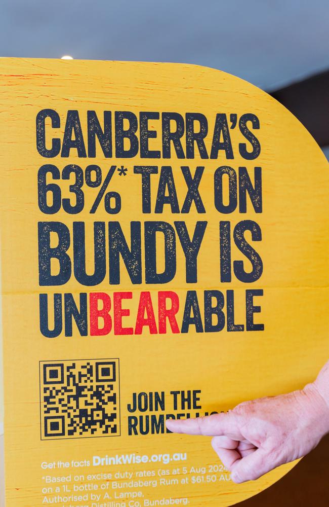 Bundy Rum talk tax hike