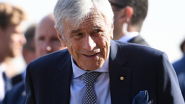 Seven Group Holdings Chairman Kerry Stokes arrives at the State Memorial Service for former prime minister Bob Hawke at the Sydney Opera House in Sydney, Friday, June 14, 2019. (AAP Image/Dan Himbrechts) NO ARCHIVING