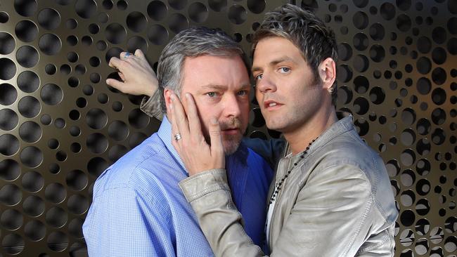 Kyle Sandilands and Brian McFadden were once best mates until the shock jock didn’t turn up to McFadden’s wedding.