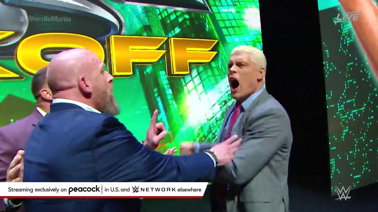 The Rock Slaps Cody Rhodes For Wrestlemania 40 Main Event Decision To Face Roman Reigns News