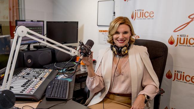 Chloe Maxwell at the Juice 1073 studio. Picture: Jerad Williams.