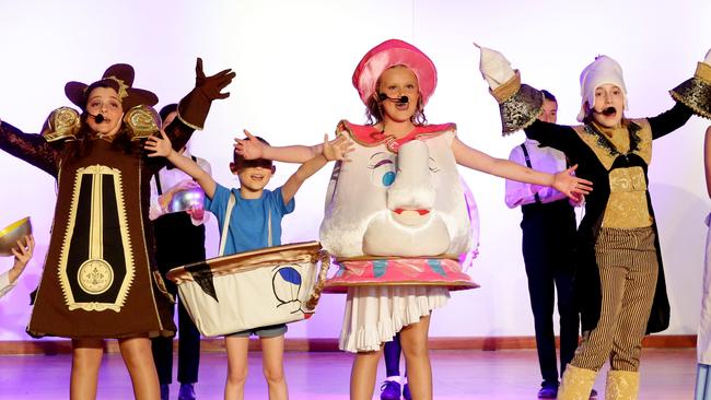 Rouse Hill High students perform Beauty and the Beast. Pictures: Peter Kelly