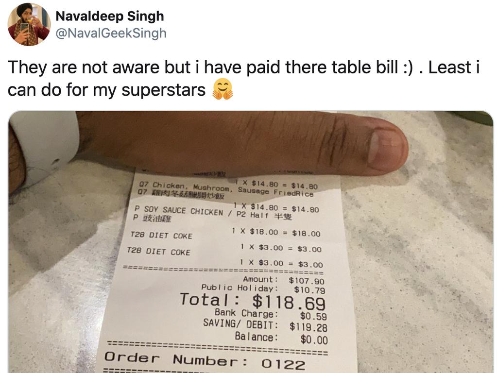 Navaldeep Singh's random act of kindness.