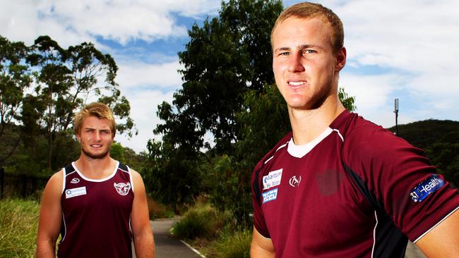 Kieran Foran and Daly Cherry-Evans a decade ago. The pair have found new ways to reinvent themselves. Picture: Mark Evans