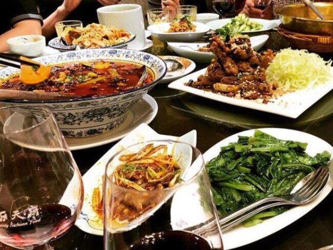 Share plates at Dainty Sichuan. Picture: Instagram