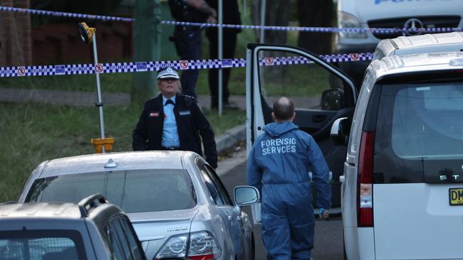 Emergency services remained at the scene on Tuesday morning. Picture: Rohan Kelly/ NewsWire
