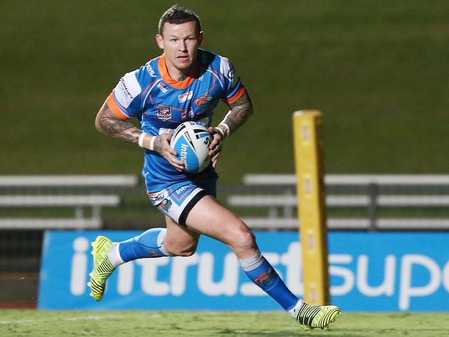 Todd Carney in action for the Northern Pride. Picture: Brendan Radke