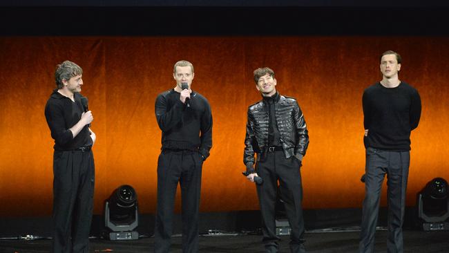 Paul Mescal, Joseph Quinn, Barry Keoghan and Harris Dickinson. Picture: Jerod Harris/Getty Images for CinemaCon