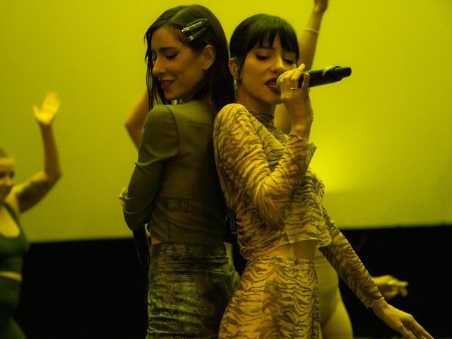 The Veronicas performed at the glitzy event. Picture: STAX.