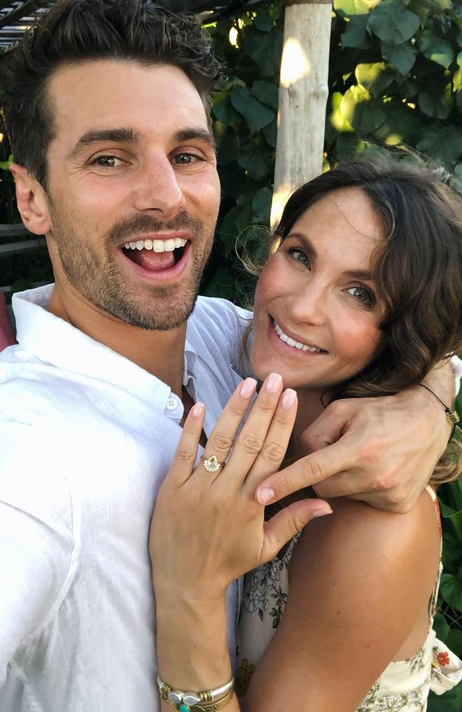 The pair got engaged in April 2019. Picture: Instagram