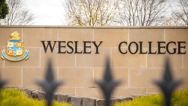 Wesley College, St Kilda Rd. Picture: Mark Stewart