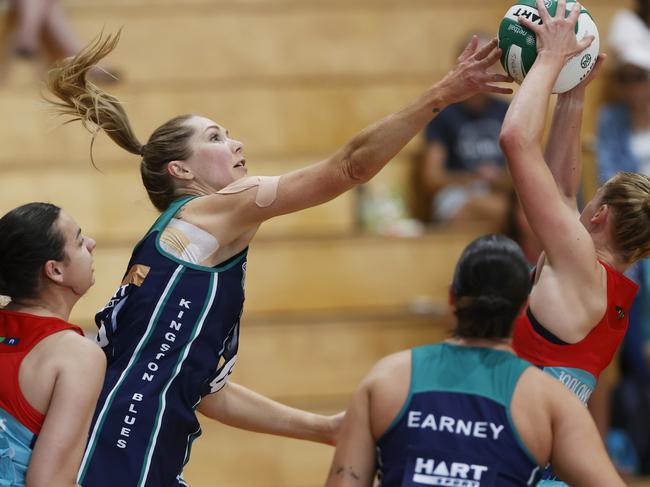 Tasmanian Netball League - Nicole Hunt Kingston.  Kingston V Devon.  Picture: Nikki Davis-Jones