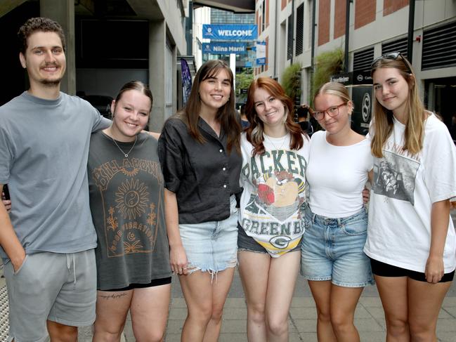 Students soak in O-Week at UniSA City West campus. Picture: Dean Martin