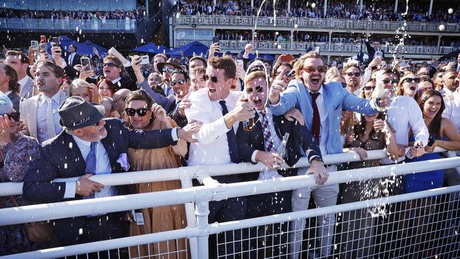 Royal Randwick was in full party mode for The TAB Everest Day. Picture: Sam Ruttyn