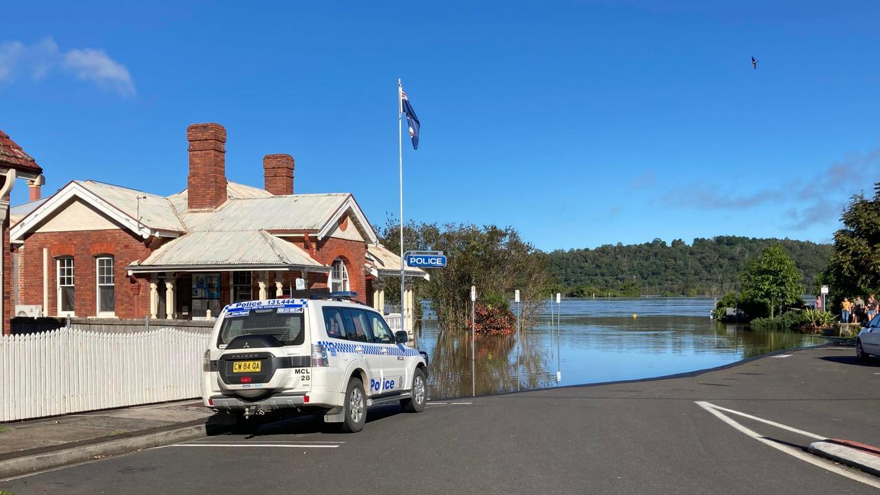 Maclean flooding on March 2. Picture: Sue Kenworthy