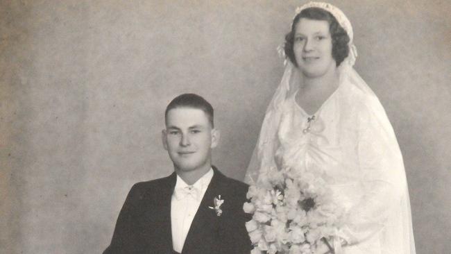 Allen and Sylvia Weber on their wedding Photo Renee Pilcher / The Gympie Times