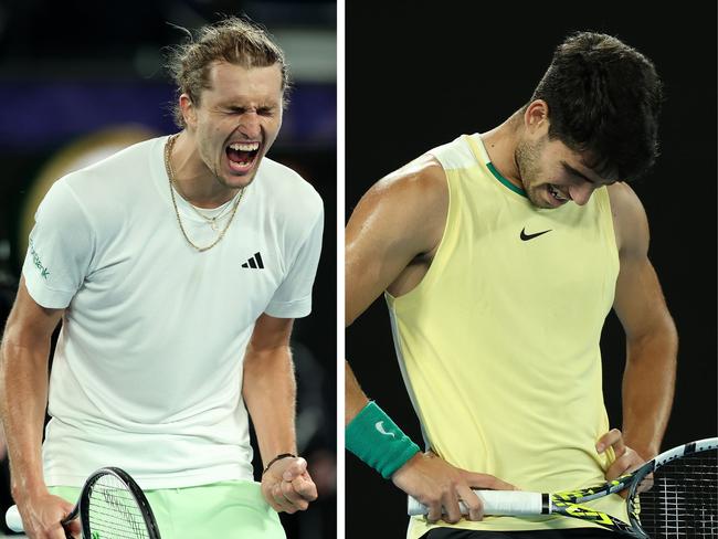 Alexander Zverev is into the Australian Open semi-final. Photo: Getty Images