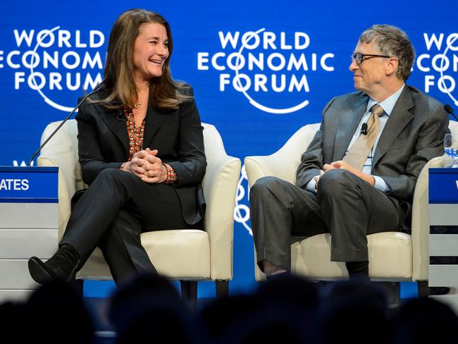 The divorce between Melinda Gates and Bill Gates has taken a messy turn. Picture: AFP