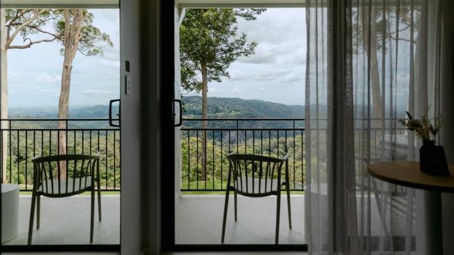 The Tamborine Boutique Hotel features beautiful views of the Tamborine National Park.
