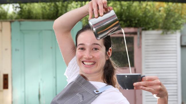 Eddy and Wills Cafe barista Emma Fleet. Picture: Peter Ristevski