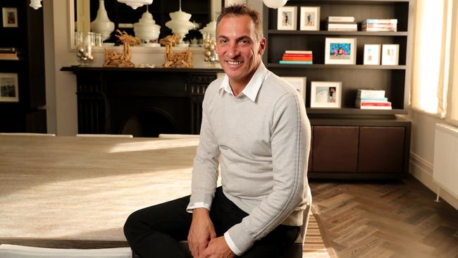 Antony Catalano at his penthouse in the Melbourne suburb of St Kilda yesterday. Picture: Stuart McEvoy