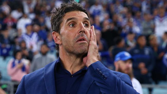 Bulldogs coach Trent Barrett. Photo by Jason McCawley/Getty Images